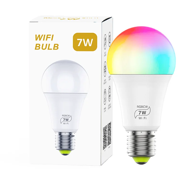 Smart LED Bulb Color E27 1700K-6500K 10W 800lm WIFI Bulb for Desk Lamp Bedroom