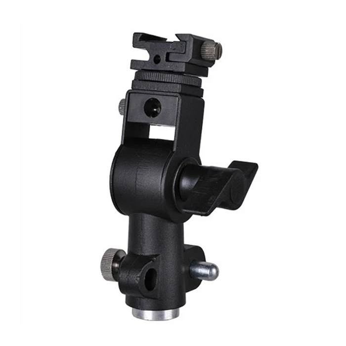 

New Product D Type 360 Degree Swivel Camera Flash Speedlite Bracket, Black