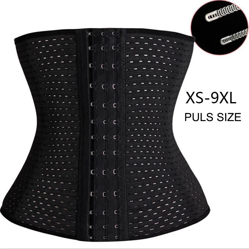 

women body shape wear plus size slimming waist shaper under wear ladies controle da barriga tummy belt waist trainer corset