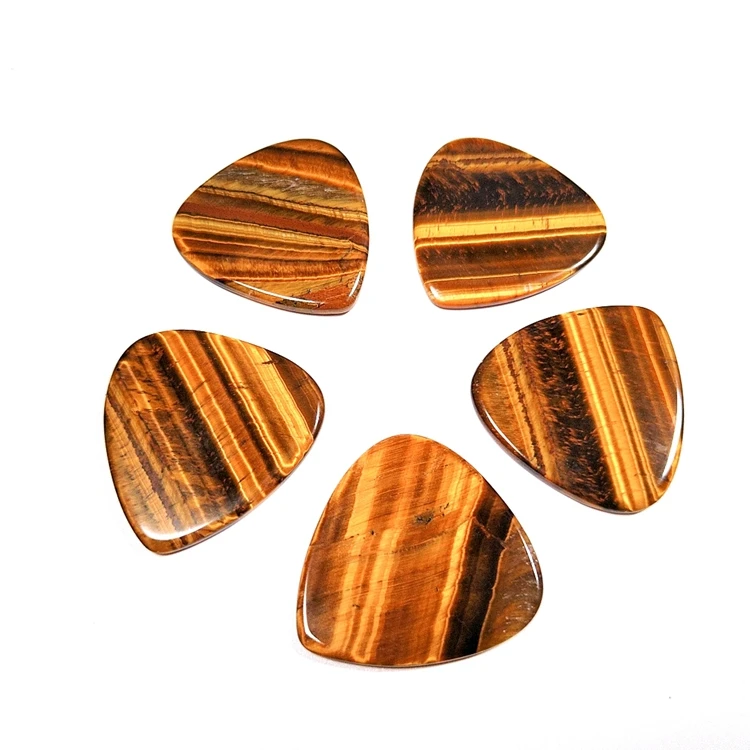 

Wholesale China Made Natural Colored Gemstone Series Gift Guitar Picks, Natural stone color guitar picks
