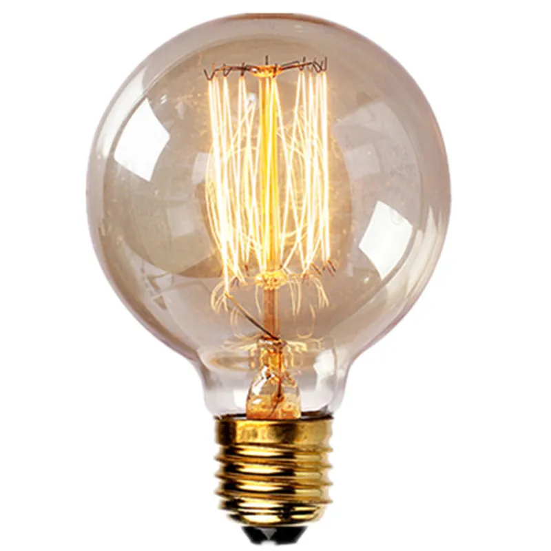 Most popular products china manufacturer CE RoHs vintage style e27 60W extra large edison bulb G125