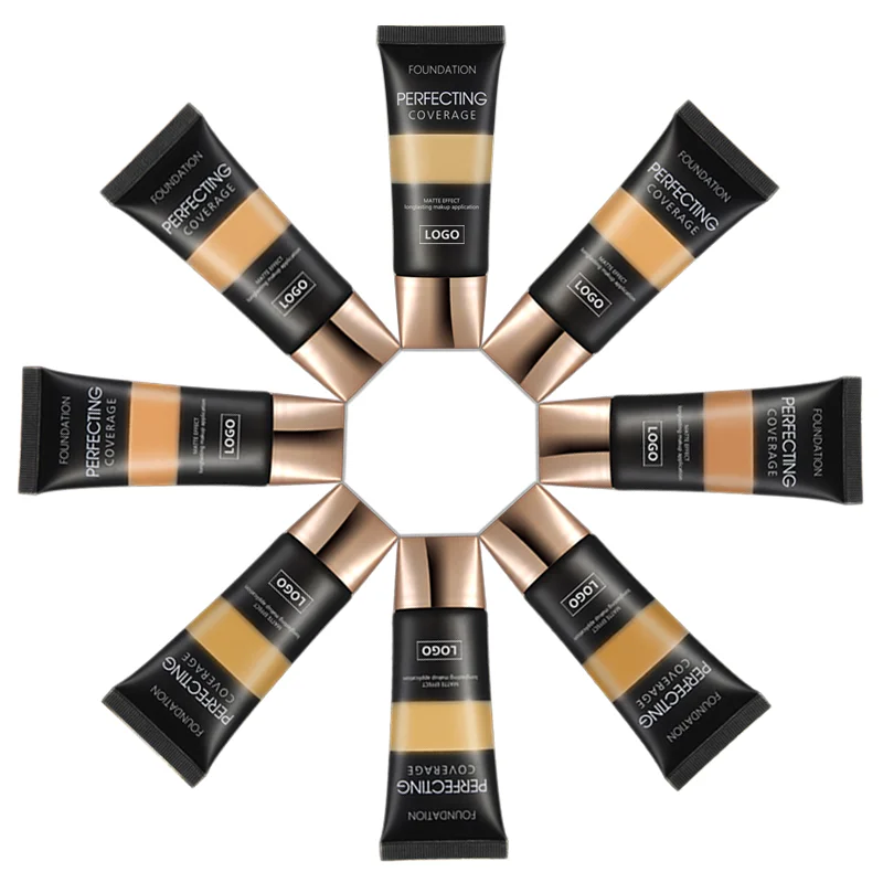 

best beauty makeup for face dark skin waterproof full coverage foundation 14 colors vegan matte liquid foundation private label