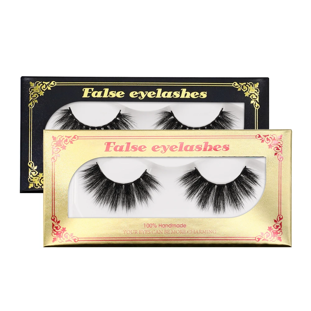 

Real mink eyelashes vendor eyelashes box packing custom private label 5d mink eyelashes