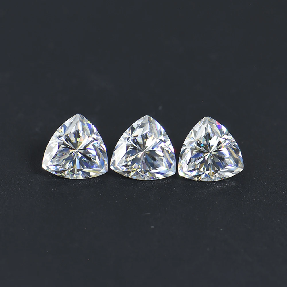 Beautiful Trillion Cutting Loose Moissanite Lowest Price in Wholesale for the Jewelry Setting Inlaid Diamond Technology