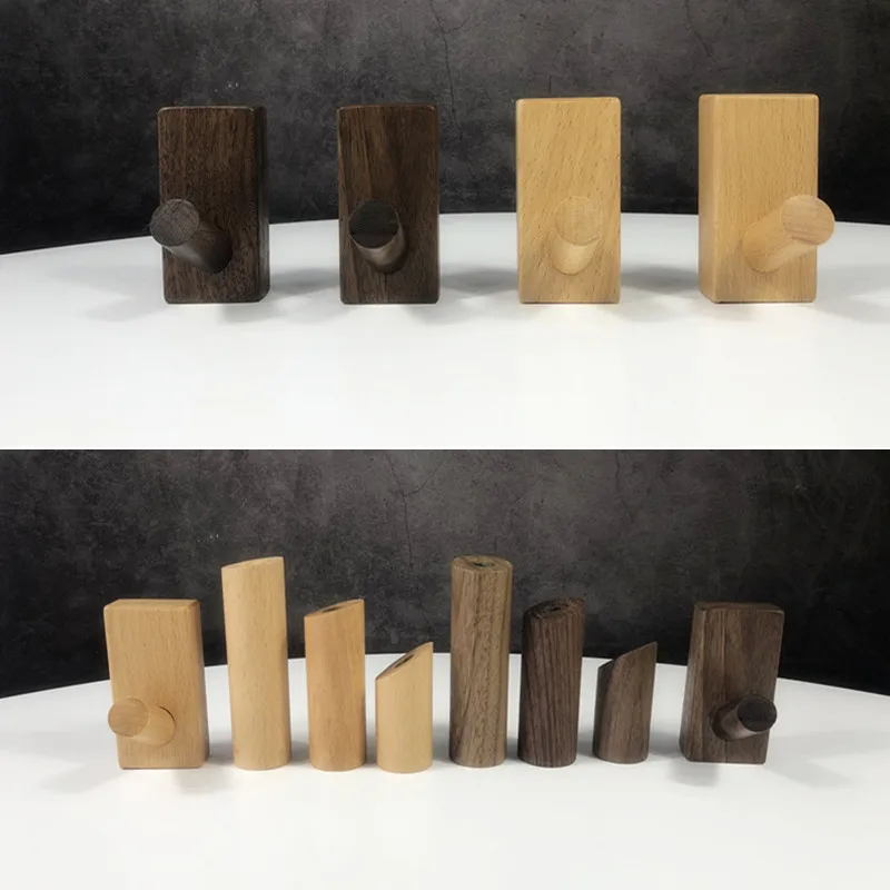 

Wholesale Vintage Single Handmade Craft Natural Wall Mounted Wooden Coat Hooks