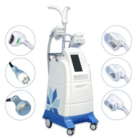 

Multifunction weight loss Beauty machine 5 in 1 cavitation sixpolar RF vacuum weight loss cryotherapy 4 heads double chin