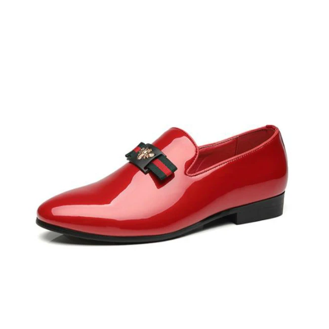 zapatos rojos de vestir hombre