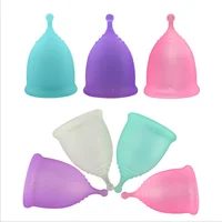 

Wholesale modern intimate hygiene 100% medical silicone ladies menstrual cycle period cup