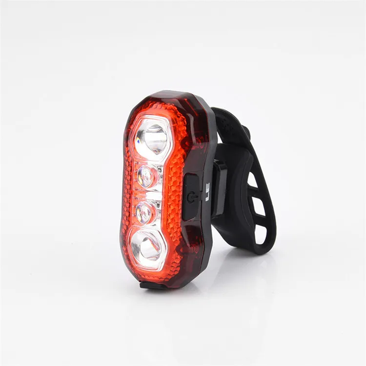 Top selling portable night riding safety warning light small usb rechargeable bicycle tail light