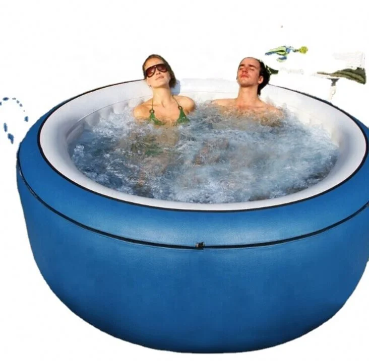 

2021 xbl sue Inflatable Hot Tubs SPA Pool Outdoor 4 person Bubble Massage Set, As photo