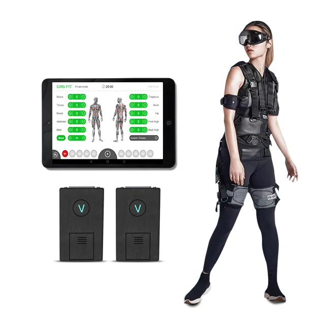 

Wireless Fitness Device Training Suit Electro Muscle Stimulator For Commercial