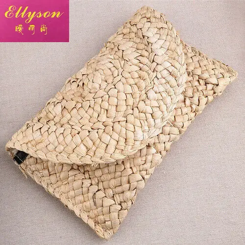 

Holiday Beach Boho Bag Messenger Handwoven Rattan Straw Women Straw Knitted Satchel 2020 Summer New Fashion