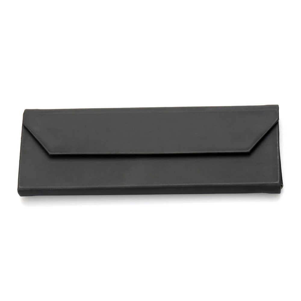 

Black leather foldable glasses spectacle cases