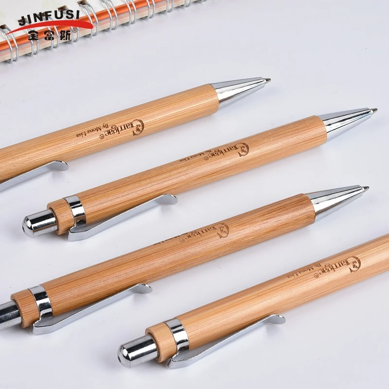 Low Price Eco Friendly Pens Bamboo Ballpoint Pen Custom logo Wood Pen