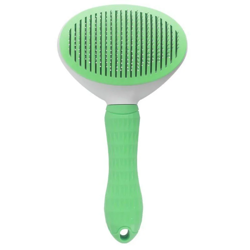 

Hot sale Portable Dog And Cat Hair One Key Remove Hair Comb Pet Massage Shedding Remover Grooming Pet Hair Brush