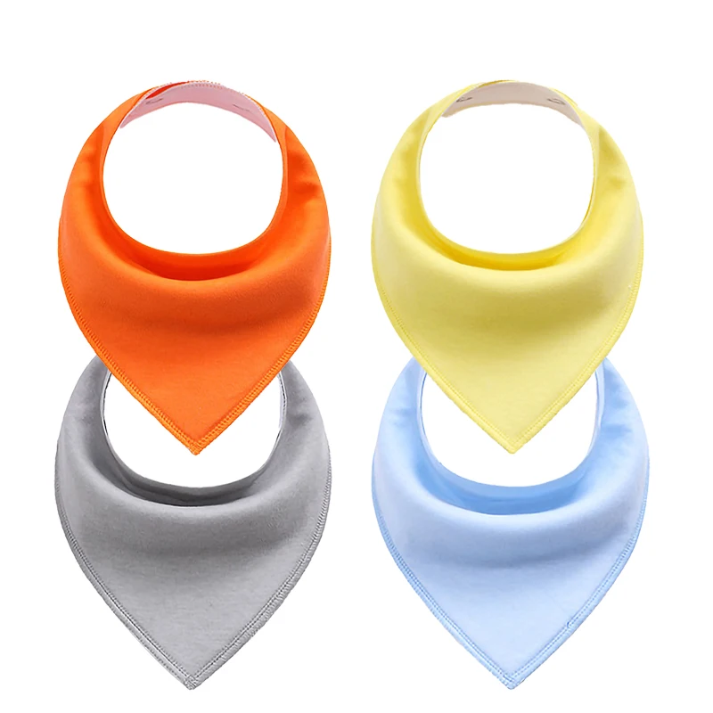 

Custom clean privated printed soft baby food bibs bandana