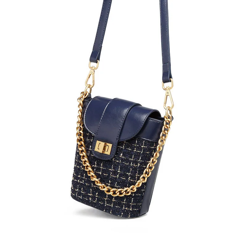 

Hot Sell Pu Handbags Shoulder Barrel Leather Casual Bucket Shape Women Bags For Girls