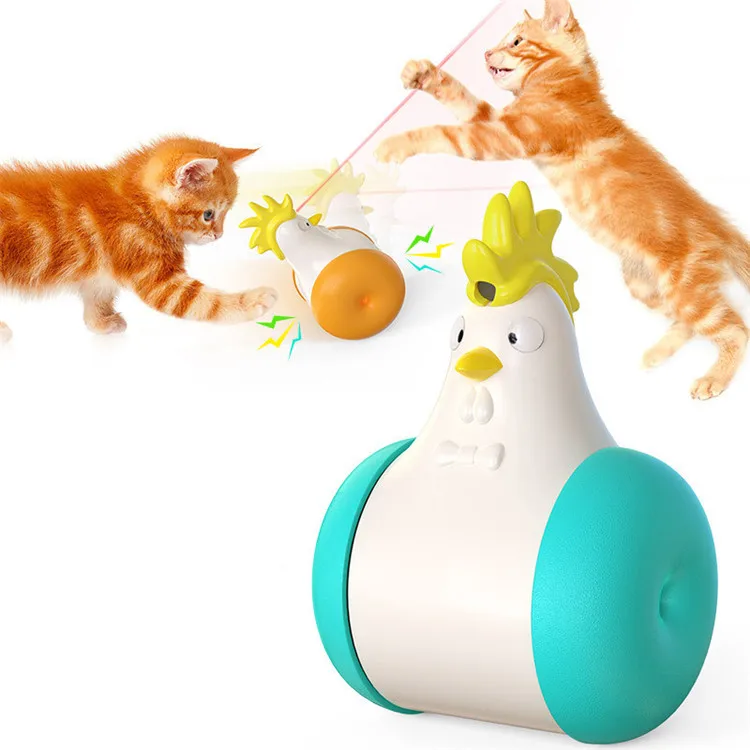 

Hot New Cat Laser Toys for Indoor Cats, Tumbler Interactive Cat Toys, USB Charging Laser Toy for Kitten Training Exercise Chaser