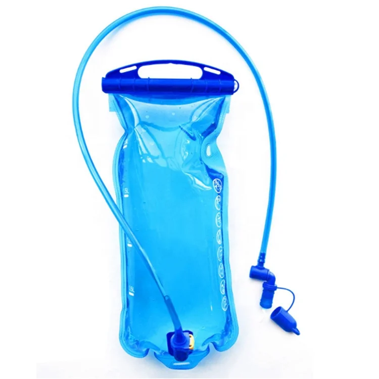 

AFISHTOUR Transparent Simple Water Bag Waterbags For Sport Using/Custom Logo Running Climbing Drinking Bag Hydration Water Blad, Transparent blue