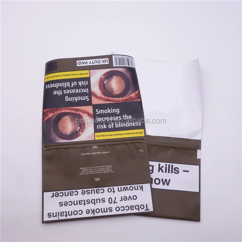 Tobacco Pouch With Ziplock Package / Smoking Tobacco Pouch Buy Hand