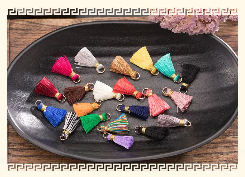 Wholesale Cotton Tassels 20mm Tassel Trim For Garments Bohemian Diy