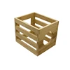 Square shaped wooden bread box / wooden bread tray