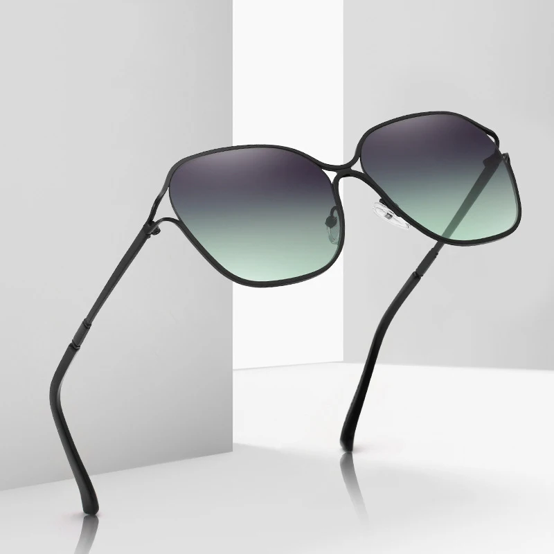 

SKYWAY Trendy Oversize Womens Sun Glasses Hollow Out Design Stainless Steel Sunglasses