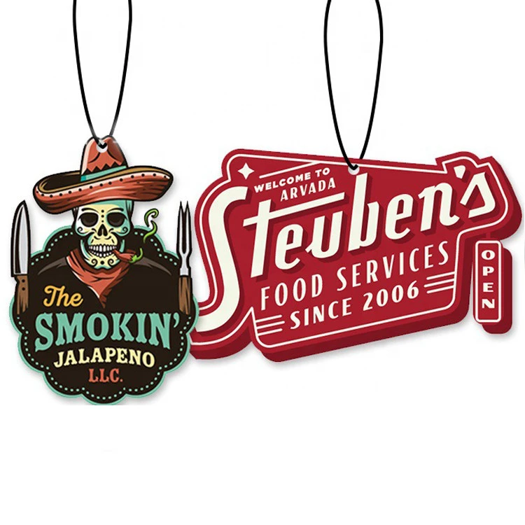 
Cheap Promotional Custom Paper Car Air Freshener Hanging 