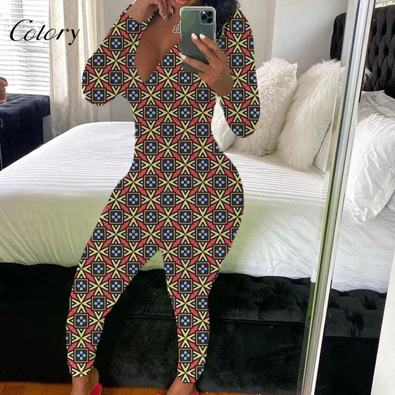 

Colory Wholesale For Women Black Jumpsuit Silk Sexy Pajamas, Picture shows