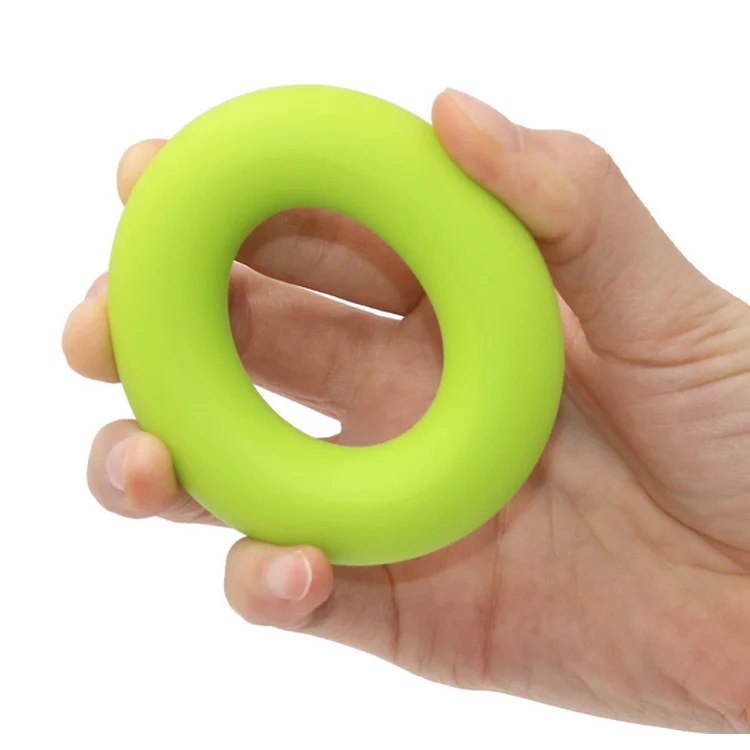 
Silicone Strengthener Hand Grip Ring Fitness equipment tubing hand exerciser grip strengthener Handball release ball trainer 