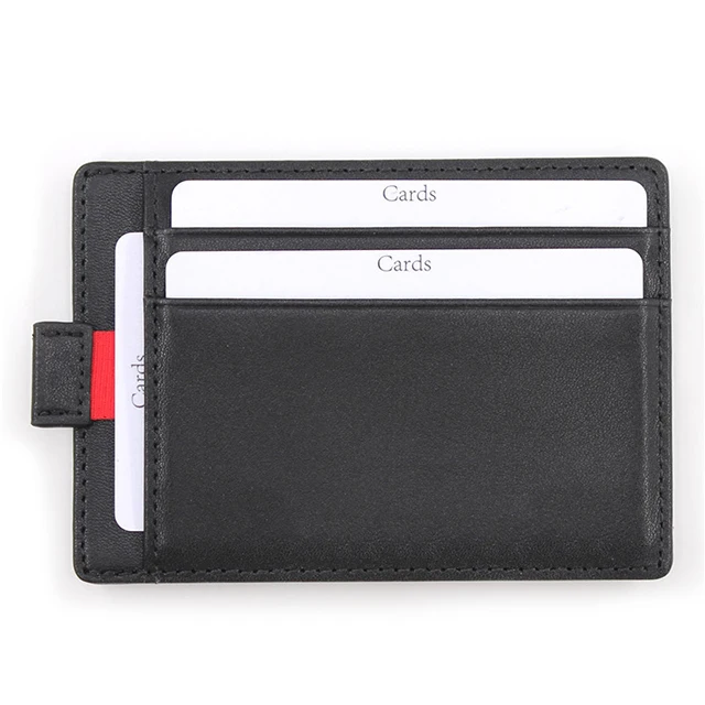 

Customized Slim Card Holder RFID Blocking Money Clip Men Wallets, Customized color