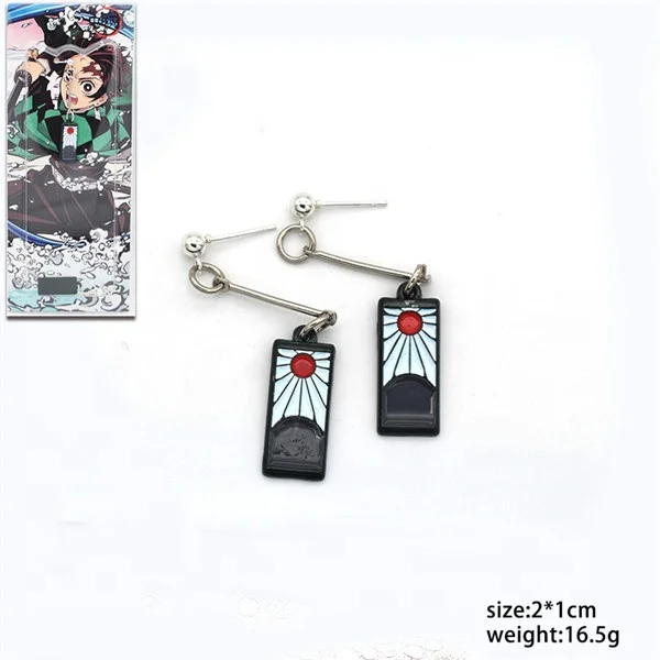 

Hot Selling Eardrop Demon Slayer : Kimetsu no Yaiba Jewelry Anime Earring Fashion Alloy Earrings, Mixed color