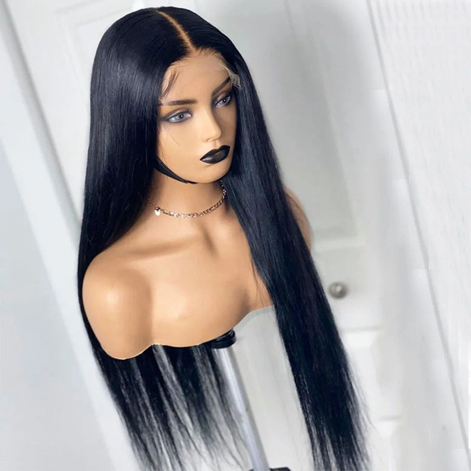 

Straight Brazilian Human Hair Hd Lace Front Wig,13x4 Swiss Lace Human Hair Wig,Raw Virgin Human Hair Lace Frontal Wig