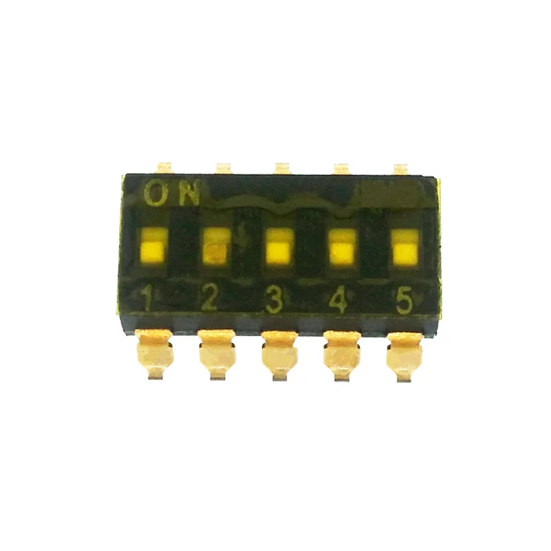 Low Profile Pcb Pin Gullwing Termination 10 Position Dip Switch Buy