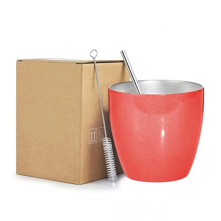 

Everich high-quality wholesale 10oz custom sublimation blanks tumbler cups stainless steel wine coffee tumbler with lid, Customized color