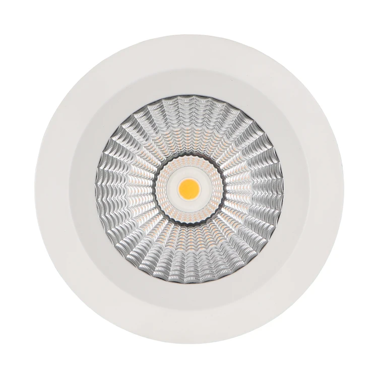 white recessed IP65 led downlight