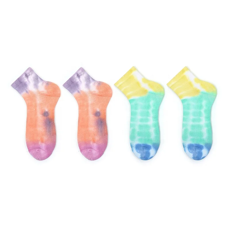 

Cotton Socks Tie Dye Ribbed Cushion Compression Slouch Men Colorful Couple Socks Customize Tie Dye Socks
