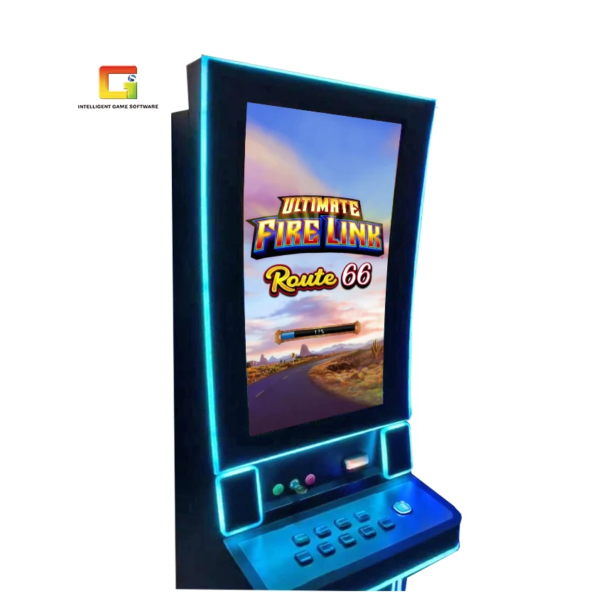 

good business 43 inch curved touch screen touch penal fire link dragon link Jackpot system slot machine