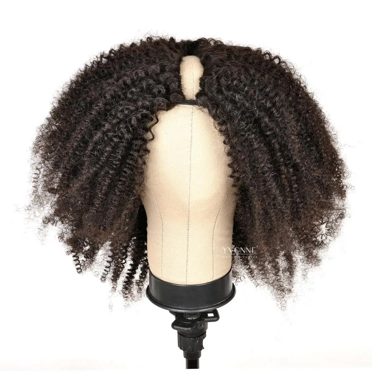 

YVONNE Thin Part Wigs Series 4A 4B Kinky Curly Human Hair U Part Wigs For Women Natural Color