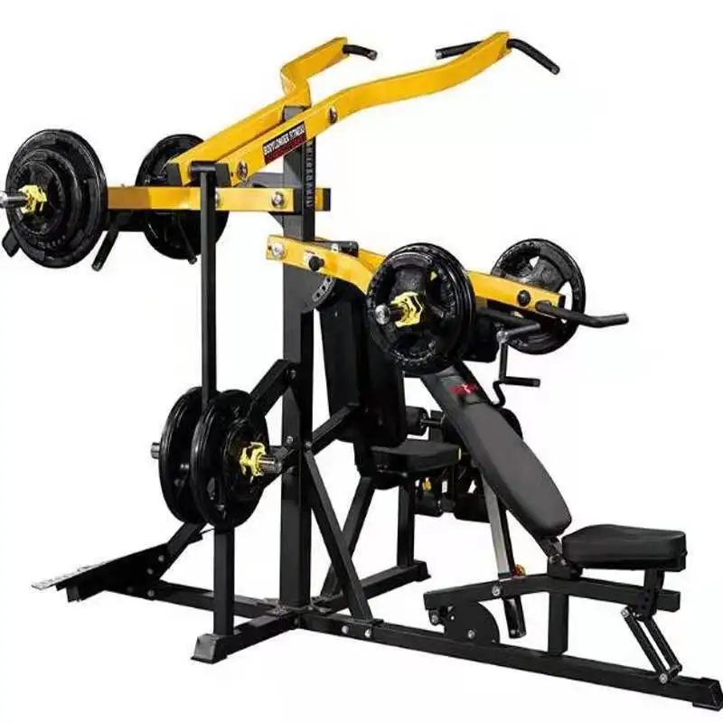 

Commercial fitness Equipment comprehensive strength training device three station gym combination fitness equipment, Two colors