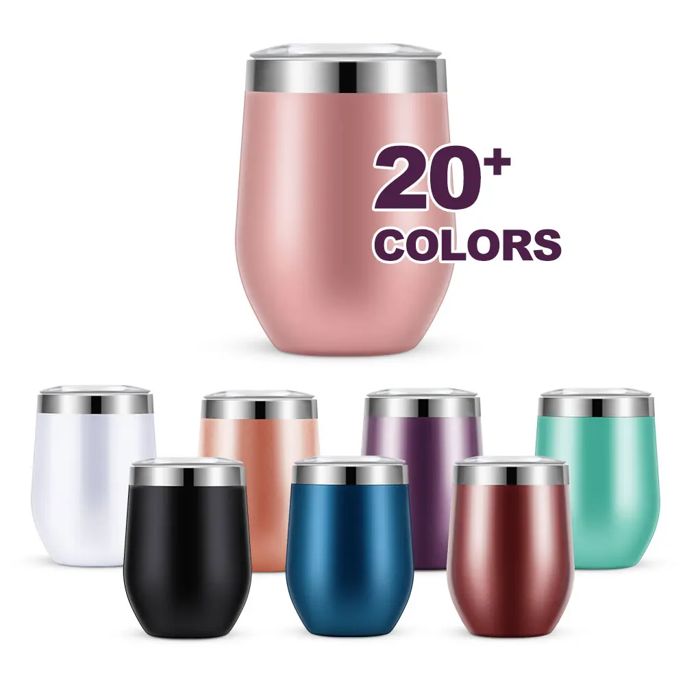 

Wholesale Amazon Hot Selling Custom logo Double Wall Stainless Steel 12oz Swig Wine Tumbler Cups In Bulk, Customized color