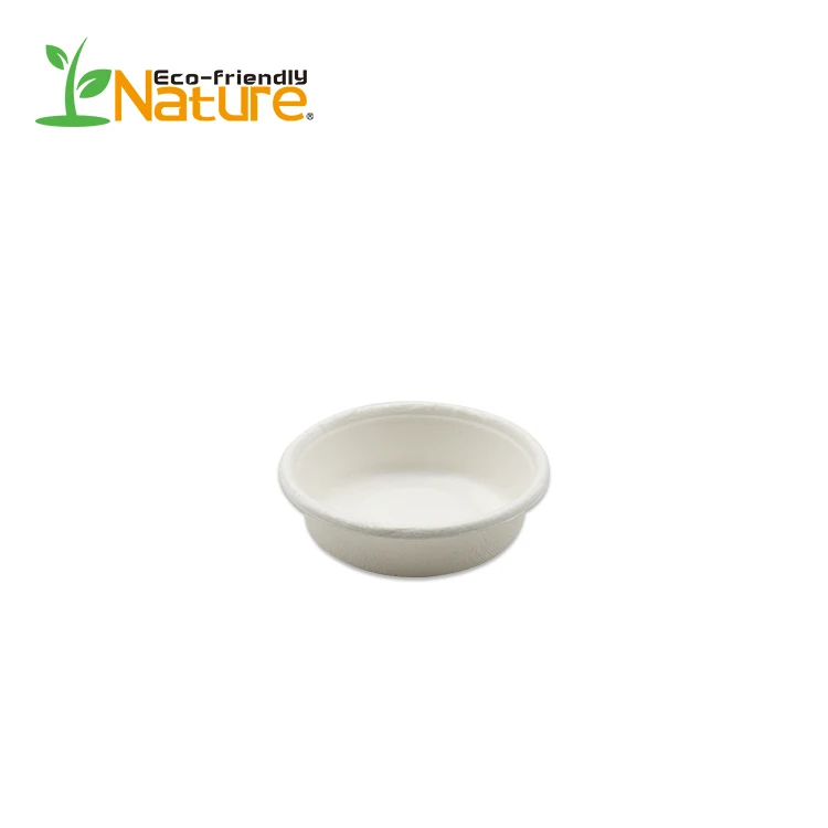 1oz disposable sugarcane pulp sauce cup