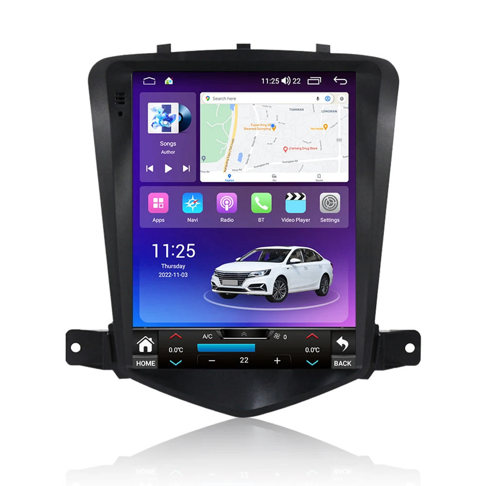 

MEKEDE TS series 9.7 inch Android system usb car video player for Chevrolet Cruze 2008-2013 touch screen car media player 8g128g
