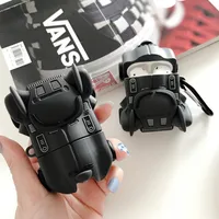 

Case for Airpods 2 1 Bluetooth Earphone Case Cover Cool Silicone 3D Toy Batmobile Batman Ride