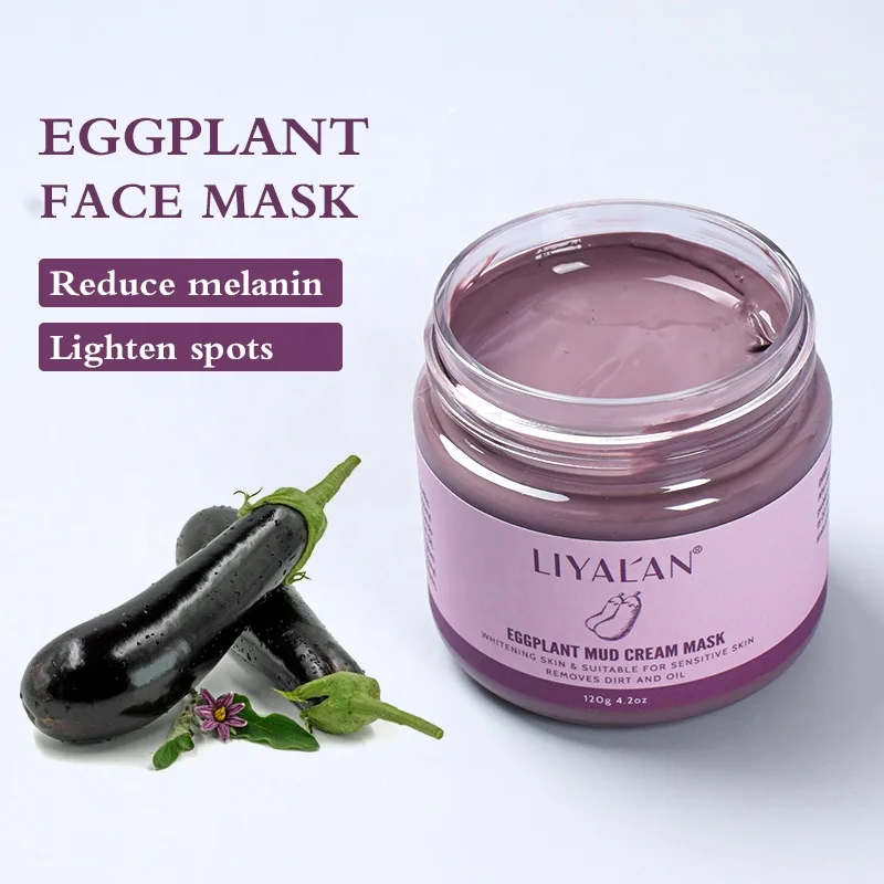 

Private Label 100% Natural Organic Eggplant Purple Powder Clay Face Mask
