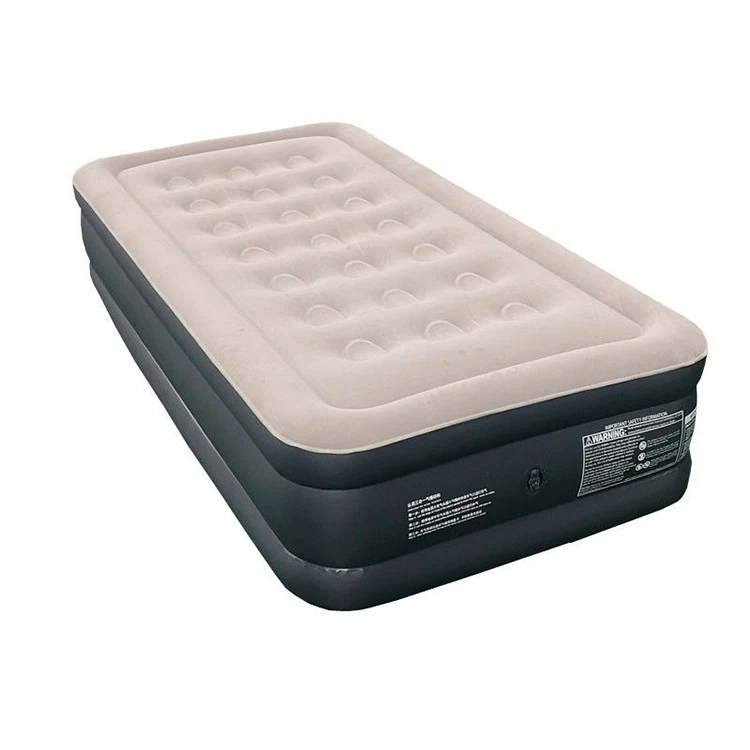 

Zhoya Active Era Premium Twin Air Mattress with Built in Pump and Raised Pillow, As pic shown