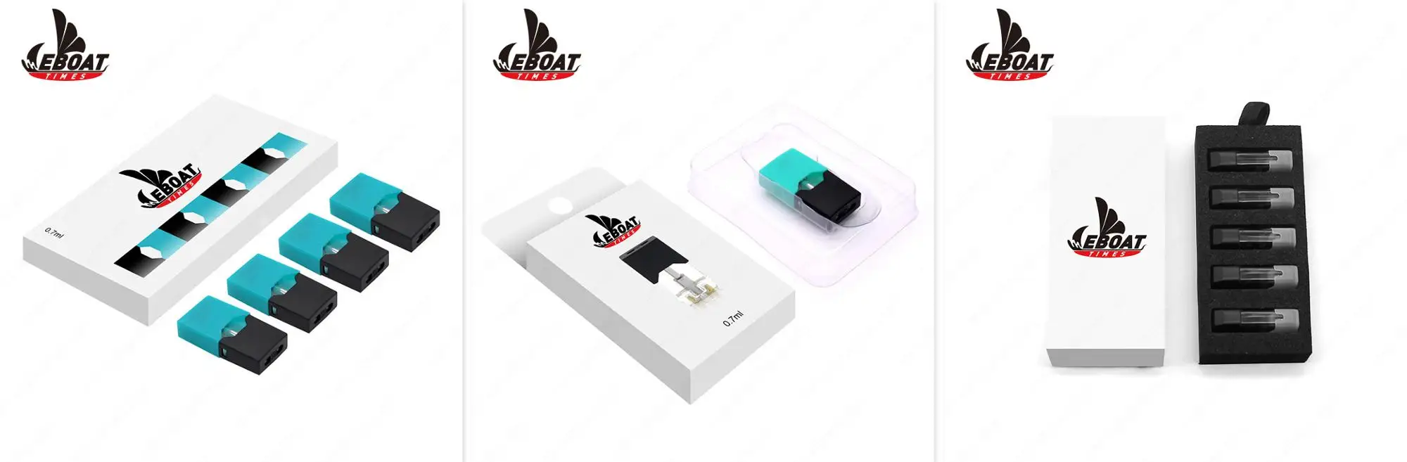 Eboattimes cbd vape pod vape cbd cartridge pod in 1.0ml