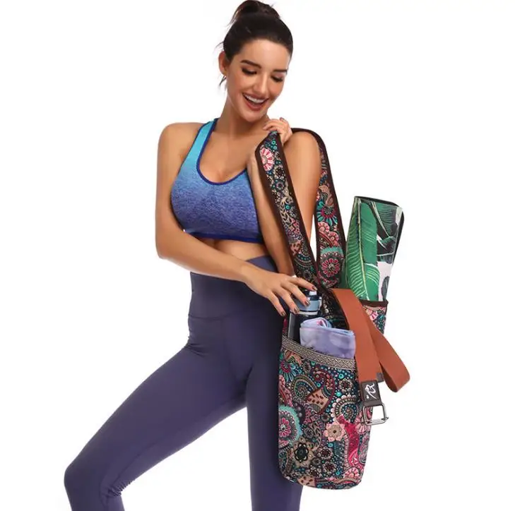 

Outdoor new fashion yoga mat bag sling tote travel bag for women, Many design can choose