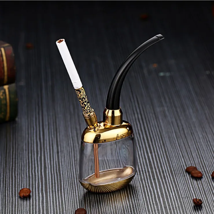 

Wholesale Ater Pipe Double Use Bong Smoke Smoking Accessories Glass Water Pipes Herb Weed Tobacco Smoking, Multi color