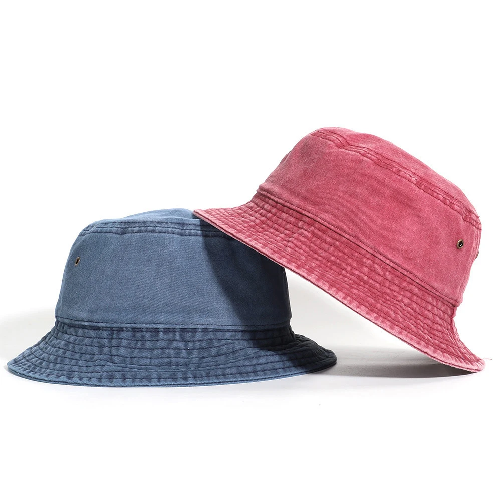 

Instock bob custom denim bulk blue jean hiking washed bucket hat cap wholesale, Many